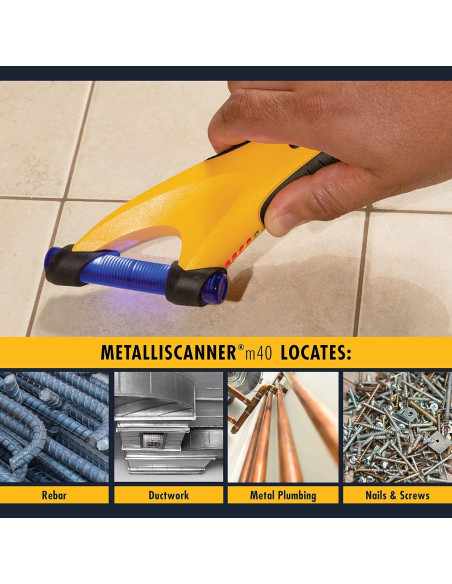 Detector de Metales Mano Zircon MetalliScanner m40 LED IP54