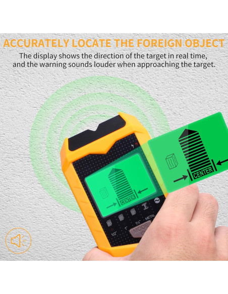 Buscador de Pared ZEMBSOYA 5 en 1 con Pantalla LCD