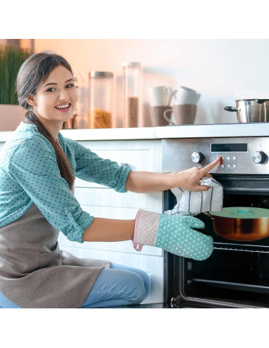 Juego de 6 Tapas de Silicona Teal Perfecto y Simple 12.7 a 30.5 cm