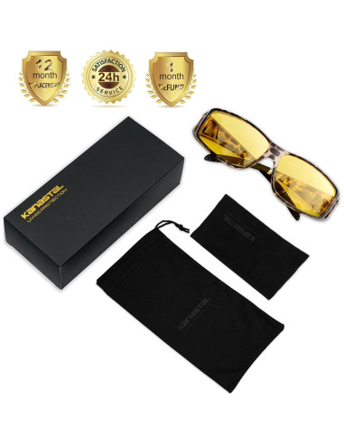 Gafas KANASTAL Ajustables UV400 para Conducir de Noche