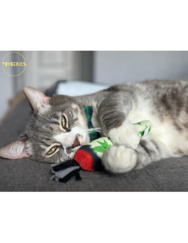 Juguete para Gatos ToyGenics Doobie de Hierba Gatera 21.6 cm