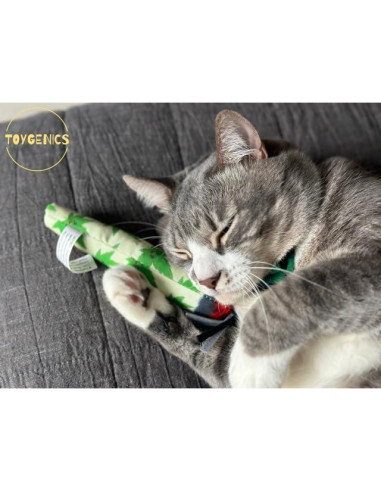 Juguete para Gatos ToyGenics Doobie de Hierba Gatera 21.6 cm