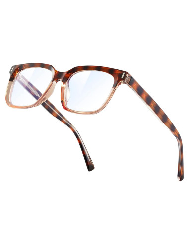 Gafas de luz azul KONQKIN unisex con lente HD y UV400