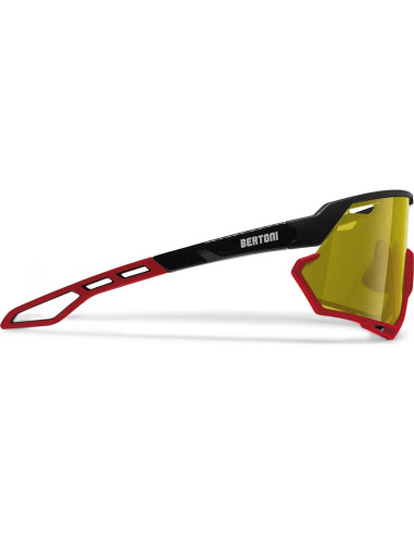 Gafas de Sol Deportivas Bertoni Alpha TR90 Polarizadas Amarillas