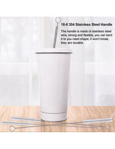 Cepillo Limpiador de Popotes FOLUNUE 33 cm Cerdas Anchas 12 mm