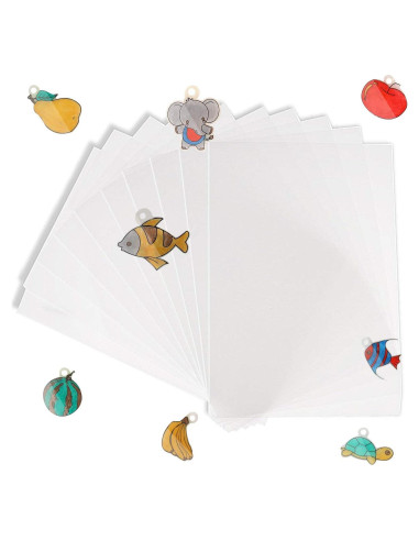 Hojas de Encogimiento BAPHILE 17 Piezas 28x20 cm Mate