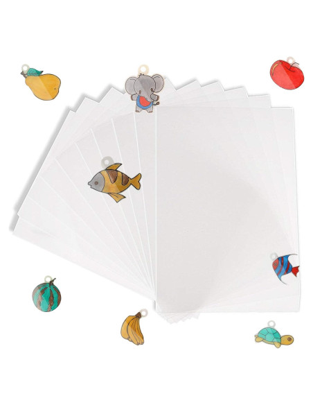 Hojas de Encogimiento BAPHILE 17 Piezas 28x20 cm Mate Hojas de Encogimiento BAPHILE 17 Piezas 28x20 cm Mate