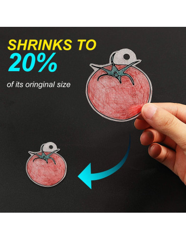 Hojas de Encogimiento BAPHILE 17 Piezas 28x20 cm Mate