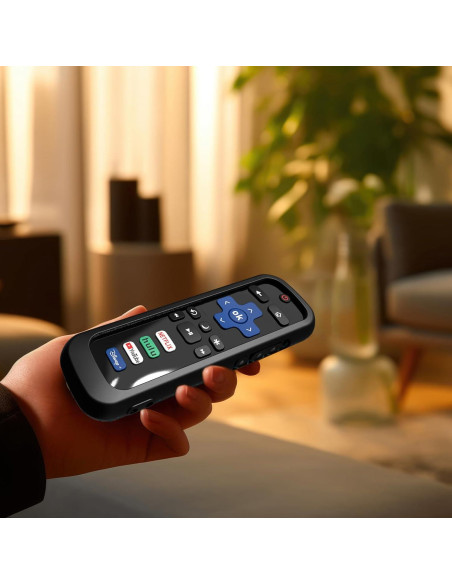 Funda de Silicona para Control Remoto Roku - 2 Paquetes - Brilla en la Oscuridad