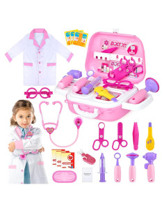 Kit de Doctor para Niñas GIFTINBOX 22 Piezas Juguete Médico