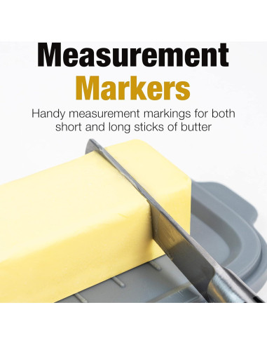 Mantequillera Eparé Grande con Tapa - Plástico Libre de BPA