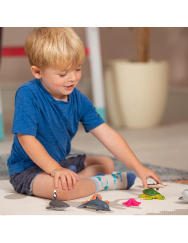 Set de Juguetes Educativos Animales Marinos Learning Minds - 7 Figuras