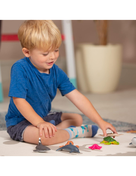 Set de Juguetes Educativos Animales Marinos Learning Minds - 7 Figuras