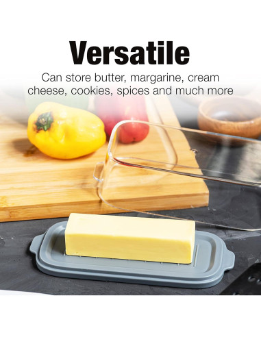 Mantequillera Eparé Grande con Tapa - Plástico Libre de BPA