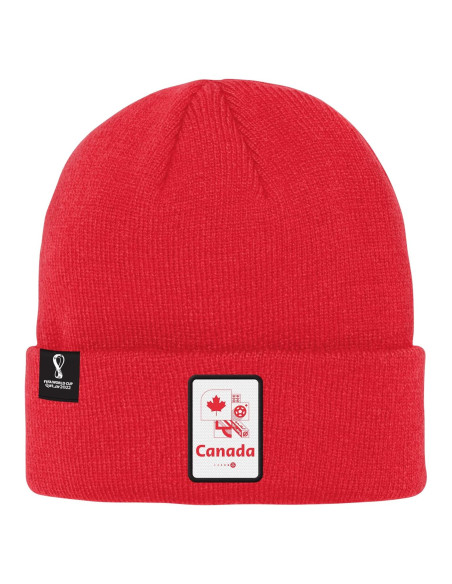 Gorro de punto FIFA World Cup Outerstuff Unisex Juvenil Rojo