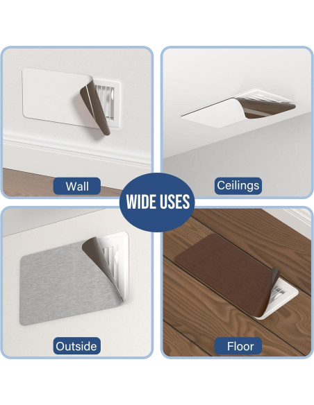 Cubiertas Magnéticas de Ventilación BEWAVE 5.5x12" Set de 3