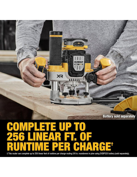 Router de Inmersión DEWALT 20V MAX XR 2-1/4 HP DCW620B Router de Inmersión DEWALT 20V MAX XR 2-1/4 HP DCW620B