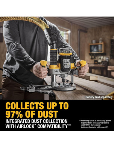 Router de Inmersión DEWALT 20V MAX XR 2-1/4 HP DCW620B