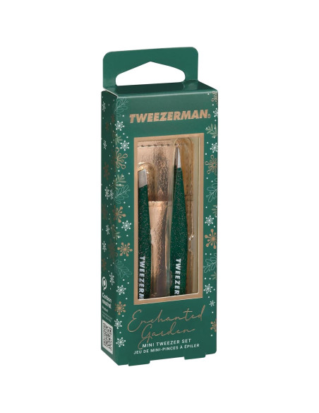 Juego de Mini Pinzas Tweezerman Enchanted Garden - Cejas Juego de Mini Pinzas Tweezerman Enchanted Garden - Cejas