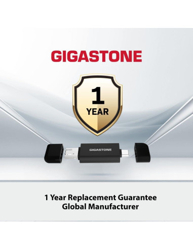 Lector de Tarjetas Gigastone 5-en-1 USB-A USB-C SD Micro SD