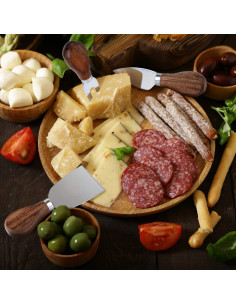 Juego de cuchillos de queso JLIAN MIOR 4 piezas acero inoxidable 2