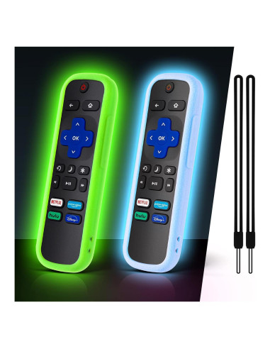 Funda de Silicona ONEBOM para Control Remoto Roku TV - 2 Pack