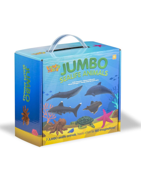 Set de Juguetes Educativos Animales Marinos Learning Minds - 7 Figuras
