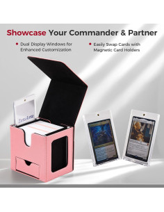 Caja de Barajas Zettokete Commander Doble Rosa y Negro 100 Cartas 2