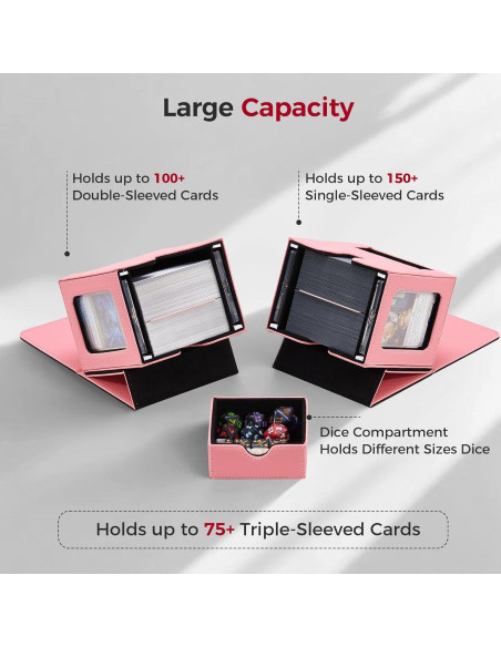 Caja de Barajas Zettokete Commander Doble Rosa y Negro 100 Cartas