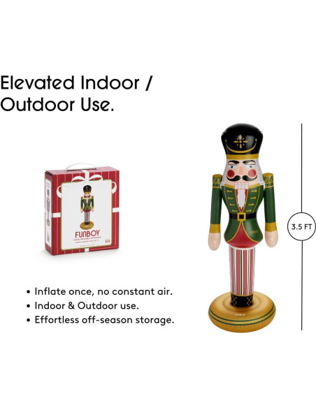 Cascanueces Inflable Clásico 1.07 m FUNBOY Navidad