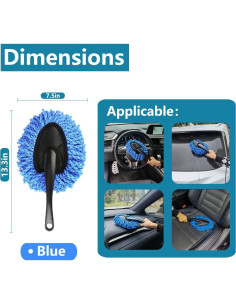 Cepillo de Plumería Ziciner Microfibra Suave para Autos 35cm 2