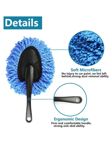 Cepillo de Plumería Ziciner Microfibra Suave para Autos 35cm