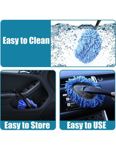 Cepillo de Plumería Ziciner Microfibra Suave para Autos 35cm