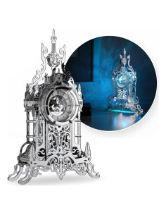 Reloj Torre Puzzle 3D LED FUNPOLA - Decoración Acrílica 16 Colores