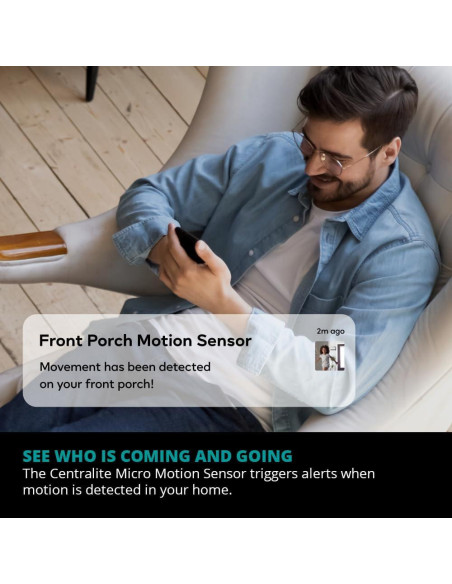 Sensor de Movimiento Micro Centralite 3328-C Zigbee - Seguridad Sensor de Movimiento Micro Centralite 3328-C Zigbee - Seguridad