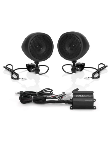 Sistema de Altavoces Bluetooth BOSS MCBK420B 3" Resistente Agua