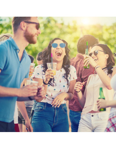 Pajitas de Metal Reutilizables uxcell Telescópicas 9.06"