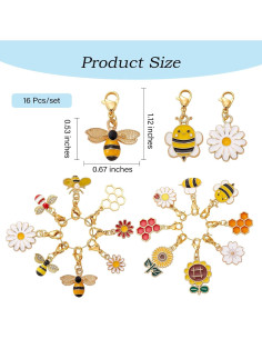 16 Marcadores de Puntos BEEFLYING en Forma de Abeja 2