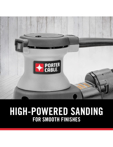 Lijadora Orbital Aleatoria PORTER-CABLE 382, 5 Pulgadas, 1.63 kg