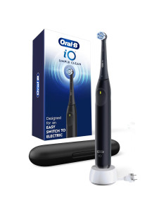 Cepillo de dientes eléctrico Oral-B iO Simple Clean negro con estuche