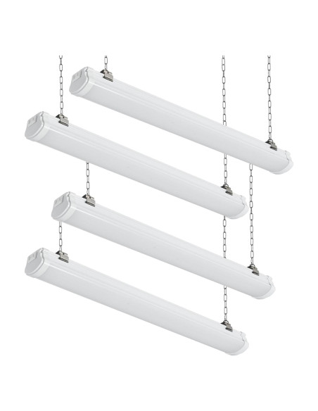 Luz de Taller LED Be Studied 20W 2FT 5000K Enlazable Paquete de 4