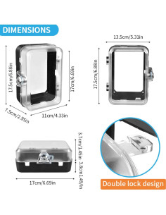 Caja de Bloqueo de Enchufe de Seguridad Universal - 1 Paquete 2