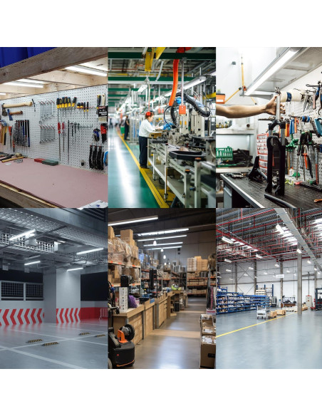 Luz de Taller LED Be Studied 20W 2FT 5000K Enlazable Paquete de 4