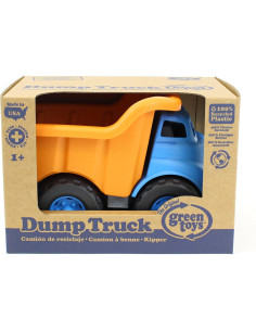 Camión de Volteo Green Toys Azul/Naranja - Juguete Ecológico 25.4cm 2