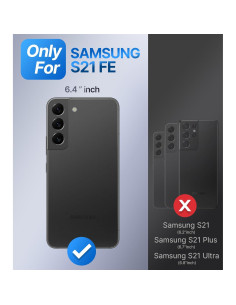 Funda Transparente Silverback para Galaxy S21 FE 5G con Soporte 2