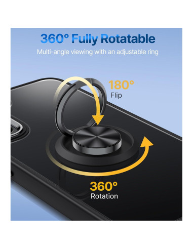 Funda Transparente Silverback para Galaxy S21 FE 5G con Soporte