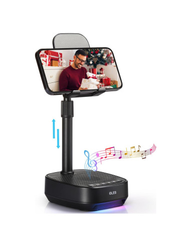Soporte Ajustable para Teléfono Móvil OLES con Altavoz Bluetooth