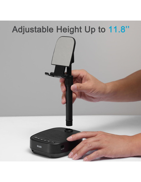 Soporte Ajustable para Teléfono Móvil OLES con Altavoz Bluetooth