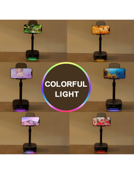 Soporte Ajustable para Teléfono Móvil OLES con Altavoz Bluetooth