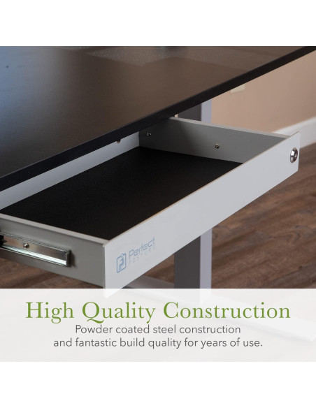 Cajón de Almacenamiento Bajo Escritorio Uprite Ergo Negro